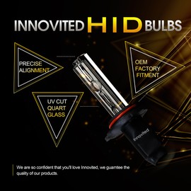 Innovited HID Xenon H7 6000K Replacement Bulbs (1 Pair) Diamond White