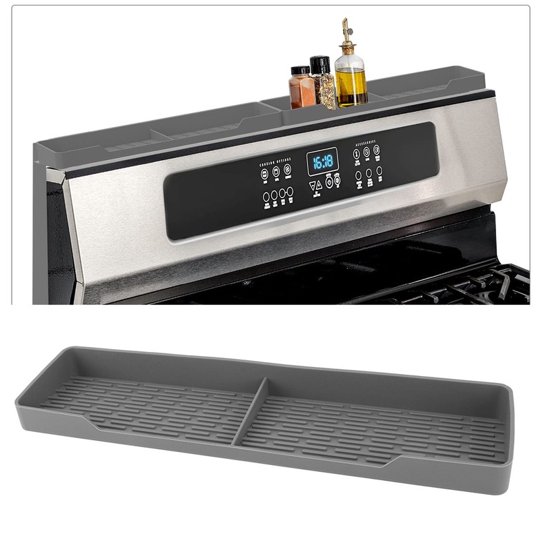 2Pcs Stove Top Shelf Silicone Magnetic Leak Proof Anti Slip