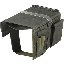 Fullhawl Reversible Kneeboard Pilot Classic Clipboard & Pen Holder Kneeboard Aviation for Professional Pilots, General Aviation (Army Green)