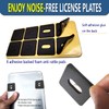 ZXFOOG License Plate Screws Anti Theft- 8 PC Button Head