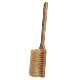 Bäckerei Spiegelhauer Bread Brush, Brown Wiper, Brush Head 11 x 5 cm, 37.5 cm Long, Natural Hair Mix, High-Quality Beech Wood Brush for Bread
