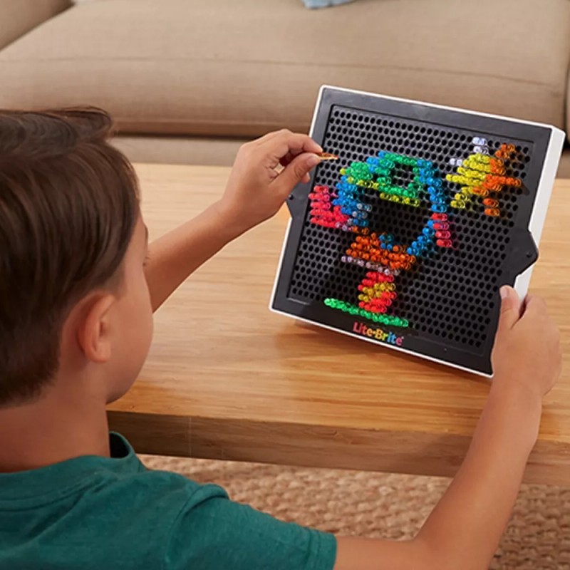 Lite Brite Clásico Con 6 Plantillas