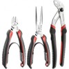Facom CPE.A3 Tweezers Set with Multi-socket Pliers, Diagonal Cutter and