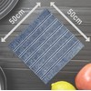 Lashuma Lucerne Kitchen Drying Towels 50 x 50 cm Dark
