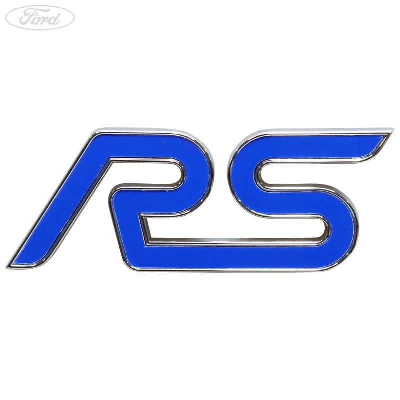 Ford Genuine Focus Mk2 Mk3 RS Name Plate Badge Logo