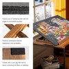 Tektalk Foldable Jigsaw Puzzle Board with 3 Angle Adjustable Bracket/Stand,
