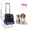Pet Carrier Blue Polyester, Pet Pushchairs & Strollers, 170193