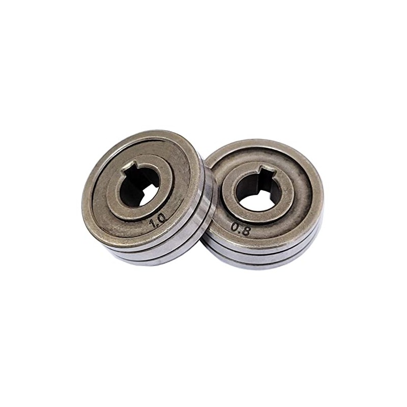 2x Roll Wheels Groove Wire Machine Feed Drive Rollers 30mm
