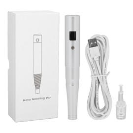Electric Micro Needle Pen Household Adjustable Nanometer Chip Facial Beauty Instrument for Skin Care