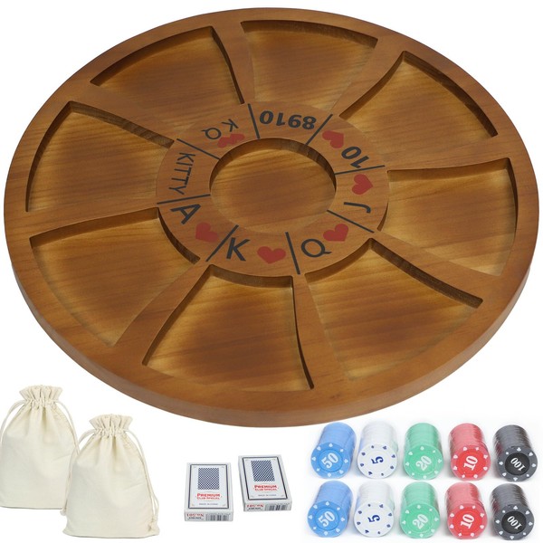 Jyquorp 20 inches Michigan Rummy Game Deluxe Set Perfect Blend