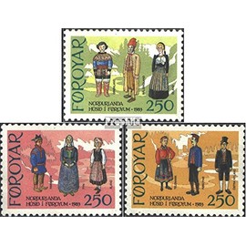 Denmark - Faroe Islands 90-92 (Complete.Issue.) unmounted Mint/Never hinged ** MNH 1983 Costumes (Stamps for Collectors) Uniforms/Costumes