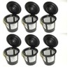 Keurig 6 Reusable Refillable K-Cups Pods Compatible with Keurig Coffee Makers System