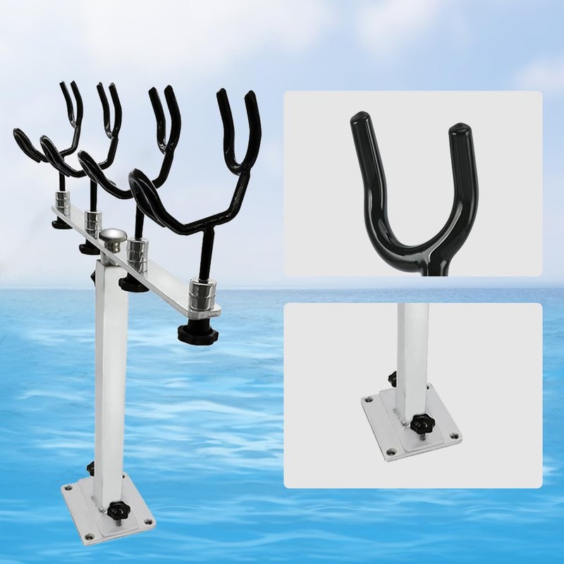 Mojiate Made PVC Coated Fishing Rod Holder Aluminum Fishing Rod