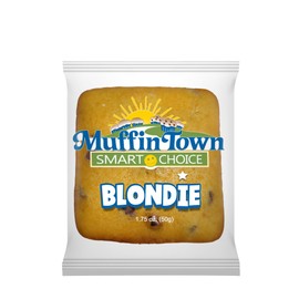 Muffin Town Grab & Go Bakery Whole Grain Blondie Brownie 1.75 oz. - 30 Brownies Per Box