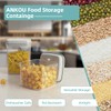 Ankou Airtight Container Set (1000ml 4 Pcs) Stackable One Press