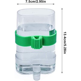 LATRAT Birds Automatic Water Dispenser Feeder Feeding Bowl Water Bottle for Birds Budgies for Birds Parrots