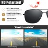 Peekaco Aviator Sunglasses Polarized UV Protection for Men Women, Pilot