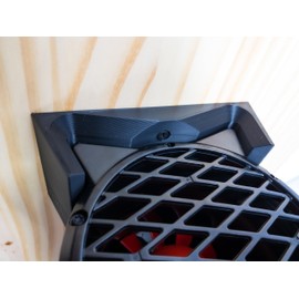 Milwaukee M18 Fuel Leaf Blower Wall Mount - Compatible with 2724-20 & 2724-21 - Leaf Blower Wall Mount Holder Bracket for Garage Storage - Easy Installation with Free Screws Included (Black)