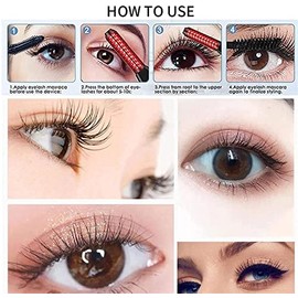 Curler de pestañas con calefacción Los bigudíes Recargables de pestañas con Peine de Curl de Calentamiento de Silicona más Largo, Curling Natural...  