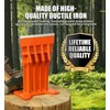 SPEED FORCE Firewood Kindling Log Wood Splitter – No Axe!