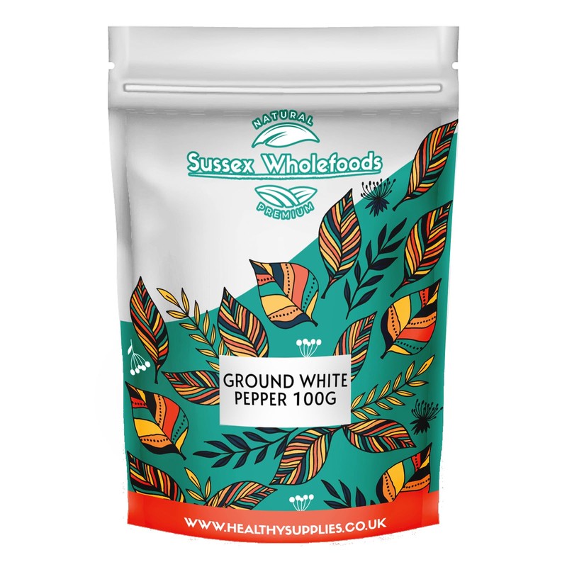 Sussex Wholefoods Ground White Pepper 100g