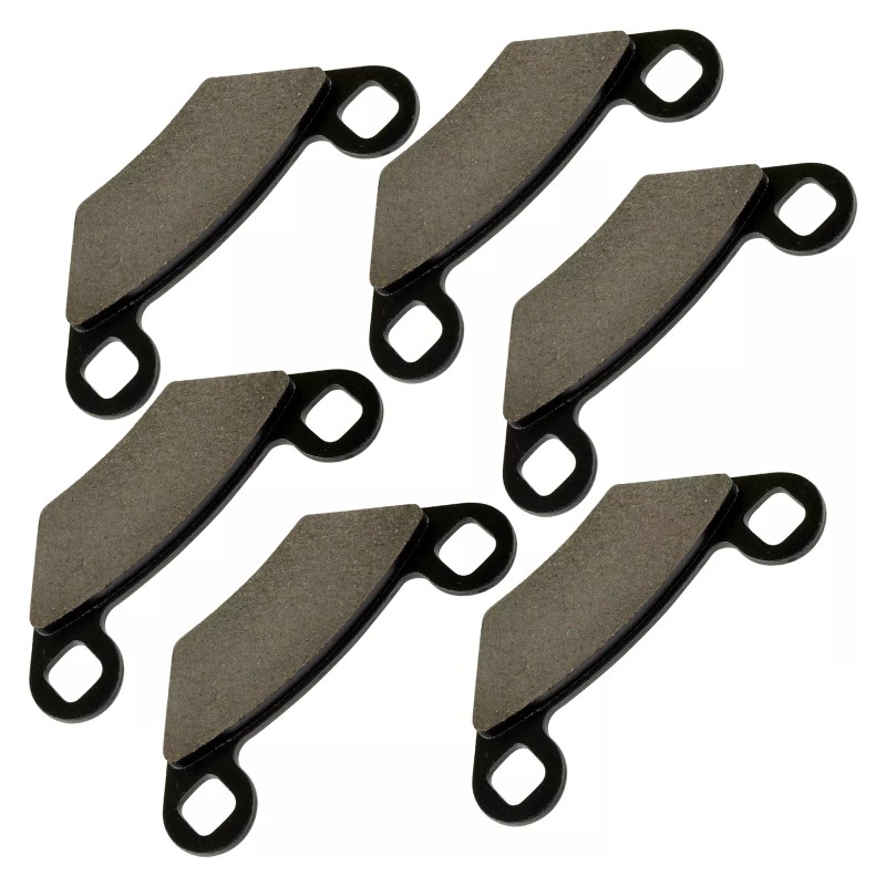Caltric Front and Rear Brake Pads for Polaris Scrambler 850