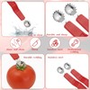 JJUNW 4Pcs Strawberry Huller, Stainless Steel Tomato Corer, Strawberry Huller