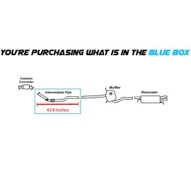 Northeastern Exhaust | Direct Fit Exhaust Front Flex Pipe Compatible for Volkswagen Passat 1998-2005 1.8L | Free Gasket and Clamps Included | Automotive Replacement Part | Manual Transmission