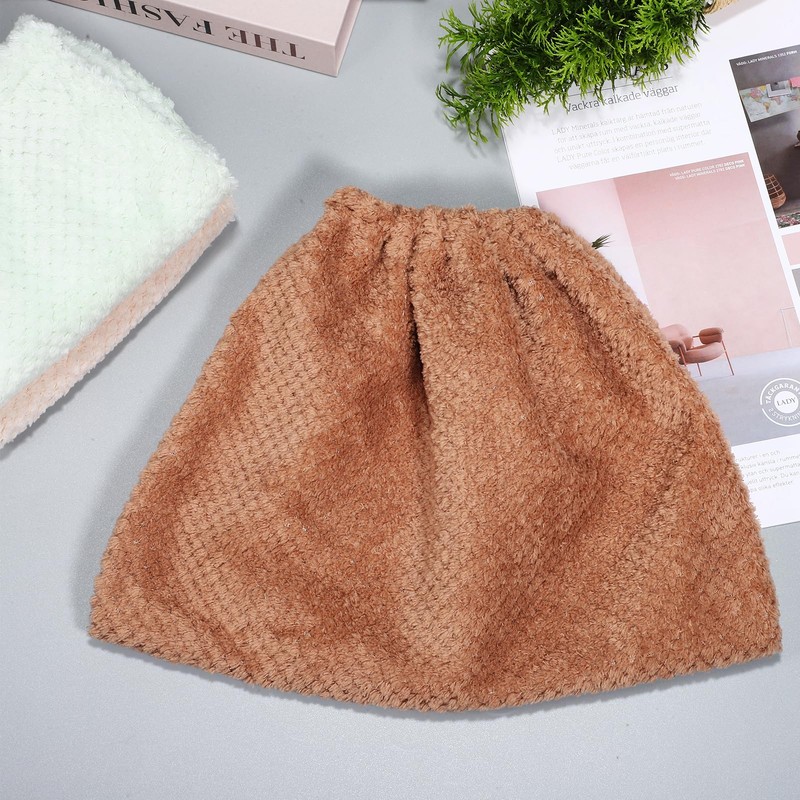 VICASKY 3pcs Washable Coral Velvet Broom Covers for Floor Cleaning