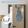 Gancho para Puerta Organizador de Espacio 4cm Resistente para Ropa