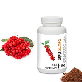 [Medicinal Herbal Powder] Prince Natural Schizandra Berry Powder/프린스 오미자분말, 3.8oz / 110g (Schizandra Berry/오미자)