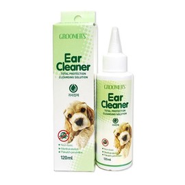 Chemietech Groomers Ear Cleaner 120ml, 1 piece, ear health, 120 tablets / 케미텍 그루머스 이어클리너120ml, 1개, 귀건강, 120정