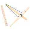 Single Vesion Emergency Gear Props Paulownia Material Outdoor Bow Drill
