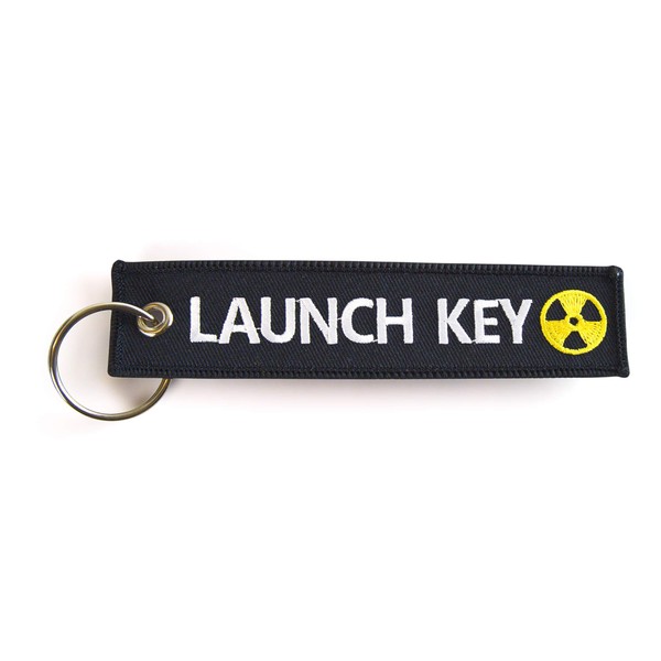 RENEGADE Motorcycle Fabric Keyring with Key Ring Embroidered & Scratch