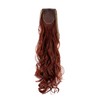 Hairpiece PONYTAIL (comb & ribbon wrap-around system) extension pigtail very