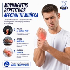 Muñequera Deportiva Ajustable de Compresión con Velcro, Soporte Firme para Entrenamiento y Uso Diario (Negro)