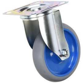 TRUSCO Large Resin Carriage karutexiobiggu Casters φ 125 Rubber Car Free tamg125nrb