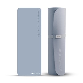 Lindywell Pilates Mat - Our non slip yoga mat is 10mm thick 6 feet long & 26 inches wide giving you support, stability, and plenty of space to move through your workouts and stretching - TPE foam -