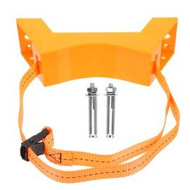 SOLUSTRE 100lb Propane Tank Gas Cylinder Holder trasharoo Wall Mount Cylinder Bracket 100 gal Propane Tank Plastic Stand Gas Cylinder Bracket with Safety Straps abs Water Tank Brake