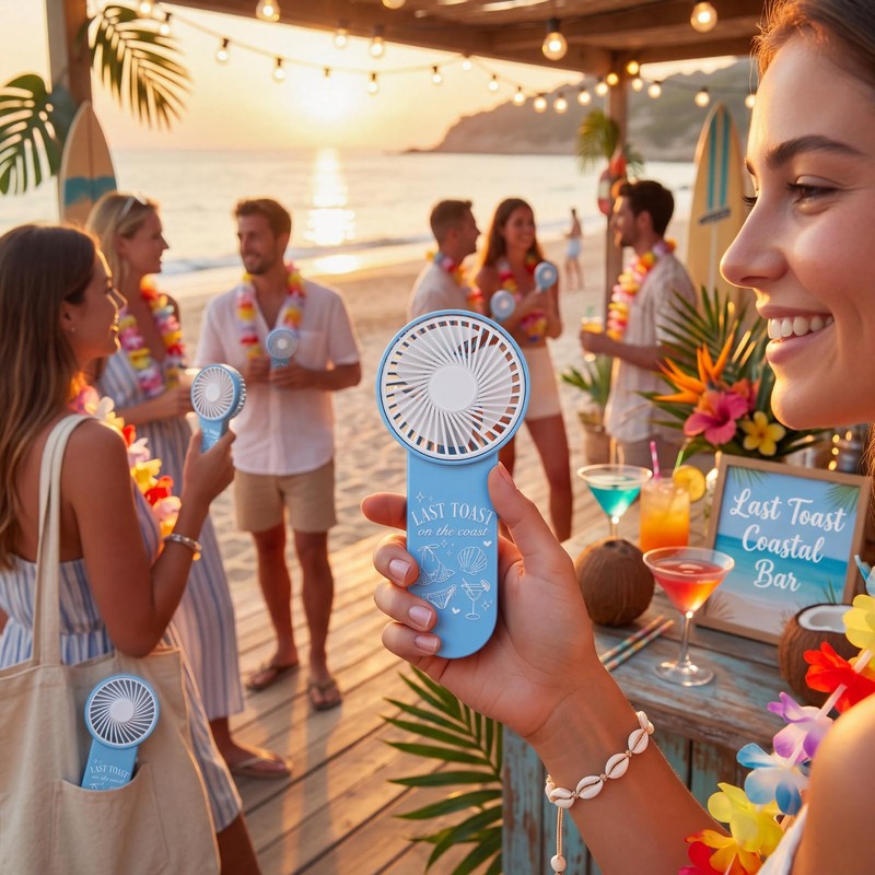 Gerrii 8 Pcs Last Toast on The Coast Bachelorette Party