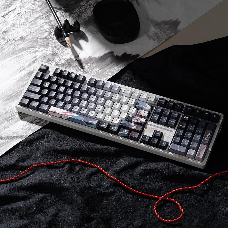 GENSHIN IMPACT "Lonesome Transcendence Shenhe Mechanical Keyboard - Kailh Box