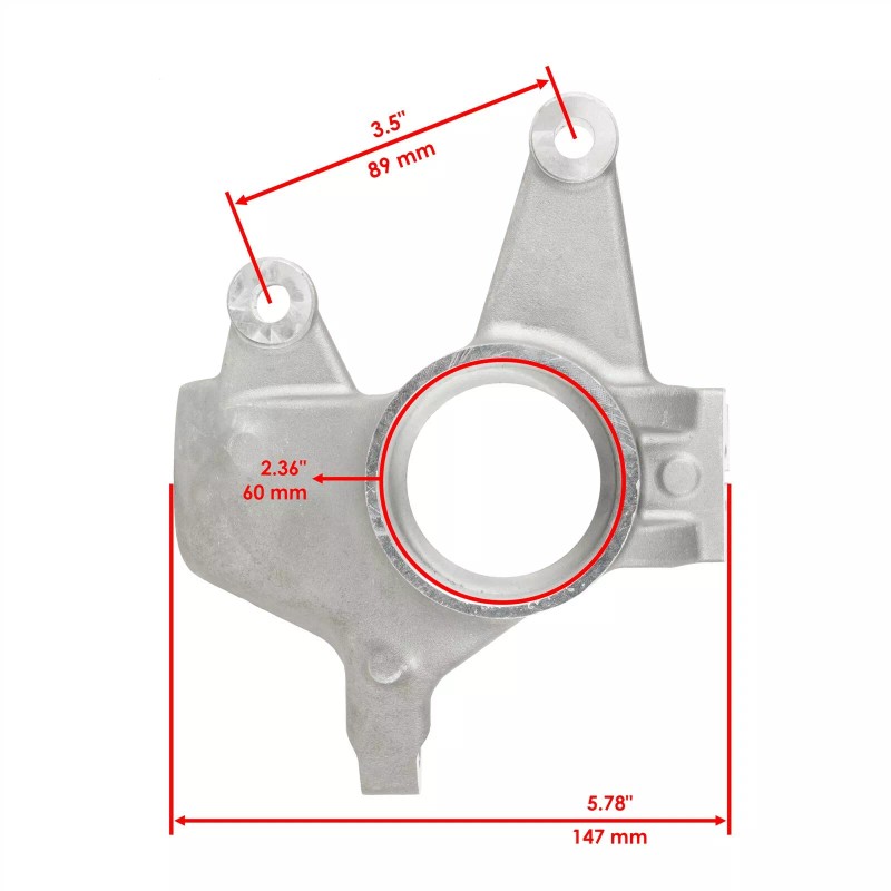 Caltric Front Right Wheel Knuckle Fits Can-Am Renegade 1000 1000R