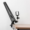 PATIKIL 0.47" Hole Dia. Desk Clamp, Aluminum Alloy Bracket Universal