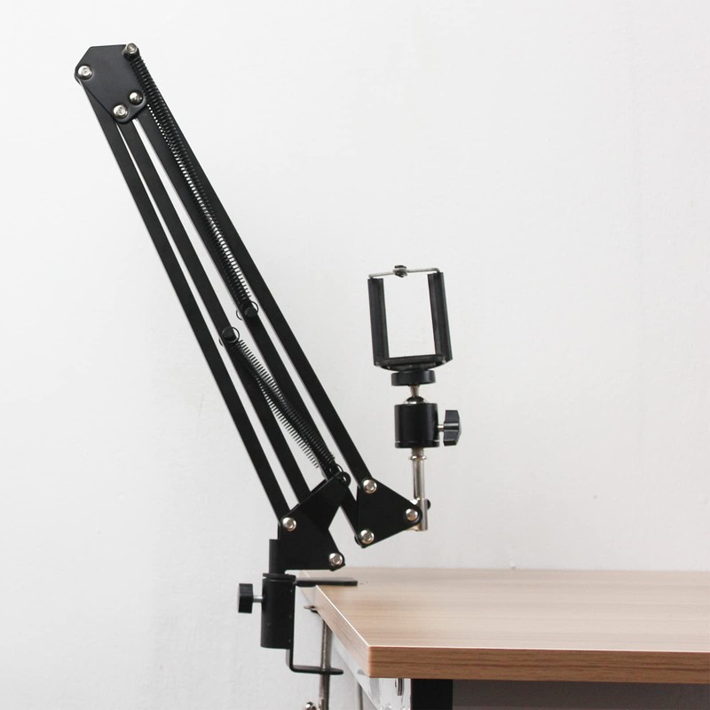 PATIKIL 0.47" Hole Dia. Desk Clamp, Aluminum Alloy Bracket Universal