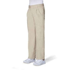 French Toast Big Boys Pleated Pant, Khaki, 31