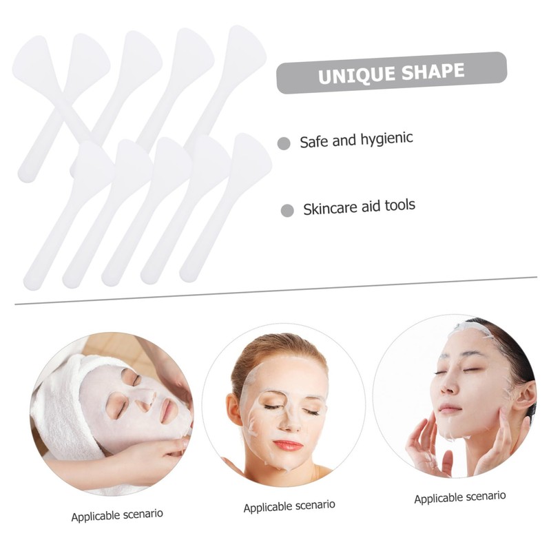 FOMIYES 80pcs Cosmetic Dispensers for Skin Care Application Spoons for