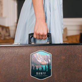 Banff Canada National Park Sticker Decal Notebook Car Laptop 4"x5.5" (Color)