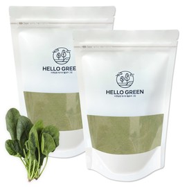 Hello Green Domestic Spinach Powder 250gX2 (Pack) Total 500g Natural Seasoning / 헬로우그린 국산 시금치분말 250gX2(팩) 총500g 천연 조미료