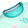 Harry Bear Girls Panda Pyjamas, Green