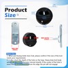 4 Pack Trailer Door Locks Keyed Alike Heavy Duty Hockey